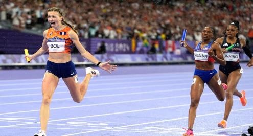 ألعاب القوى.. سقوط وعودة تاريخية تقهر أمريكا بفخ مكرر.. فيمكي بول بطلة ذهبية لهولندا (فيديو)